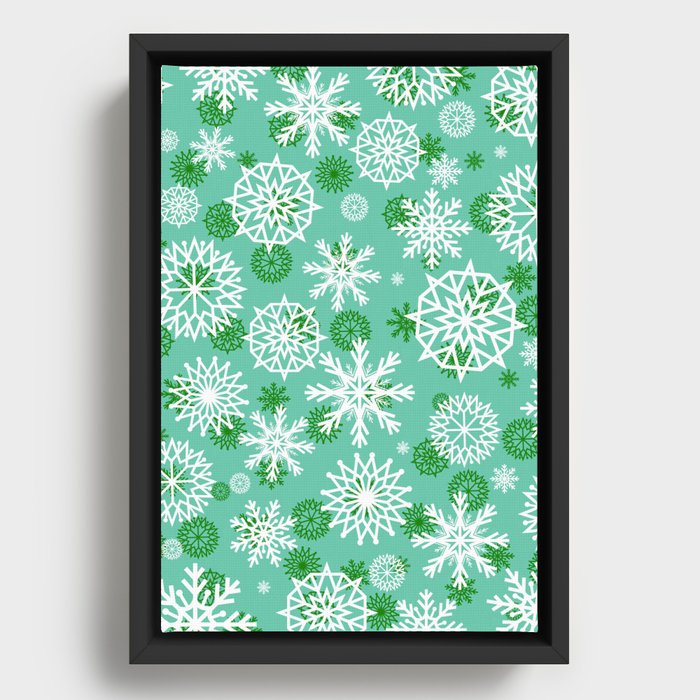 snow Framed Canvas