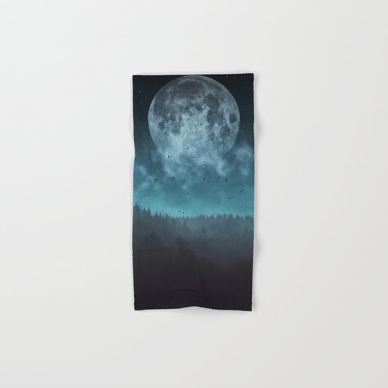 Moon over Trees Hand & Bath Towel