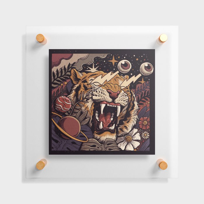 Tiger Floating Acrylic Print