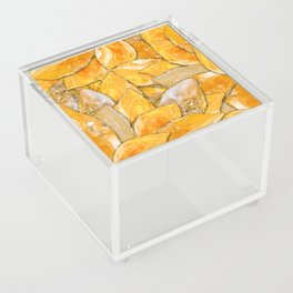 Citrine flower petals Acrylic Box