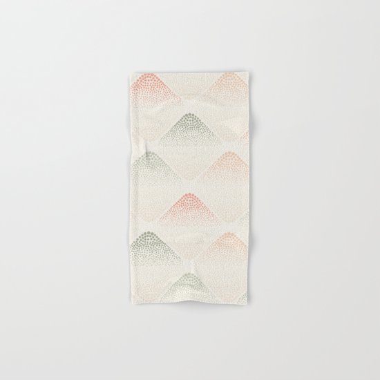 Retro Dotted Pattern 05 Hand & Bath Towel