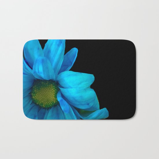 Blue Petals Bath Mat