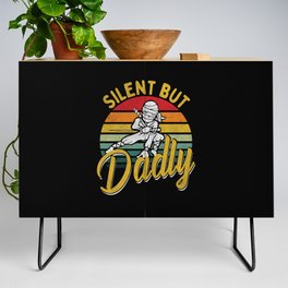 Silent but dadly ninja retro Fathersday 2022 Credenza