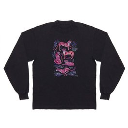 Cheetah Collection – Mauve & Indigo Long Sleeve T-shirt
