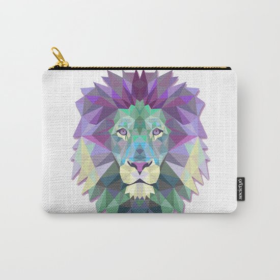 Colorful Lion Carry-All Pouch