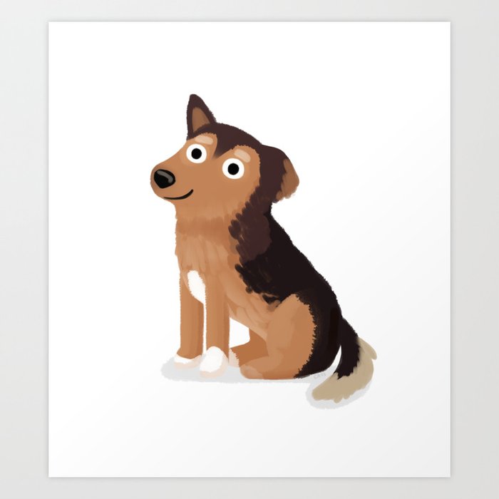 Custom dog hotsell art prints