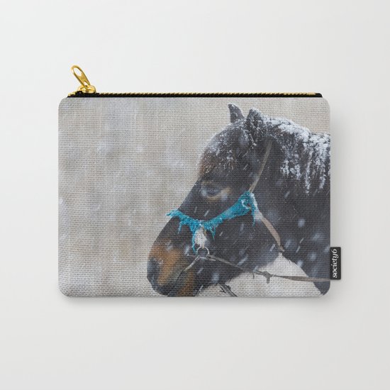 Winter Horse II Carry-All Pouch