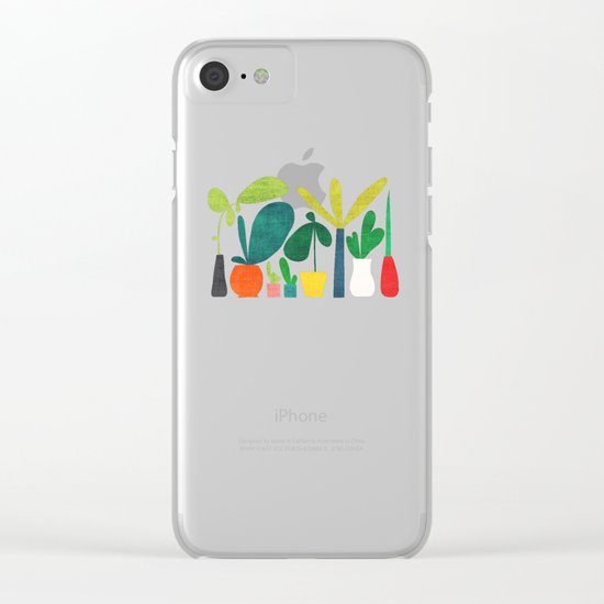 Greens Clear iPhone Case
