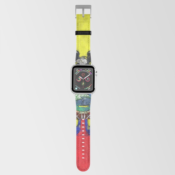 Ecuador Oil Painting Drawing Apple Watch Band