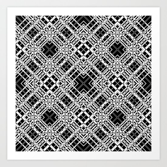 Geometric pattern. Elsa .1 Art Print