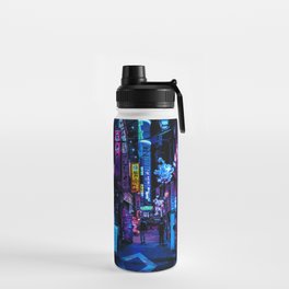 Tokyo's Moody Blue Vibes Water Bottle
