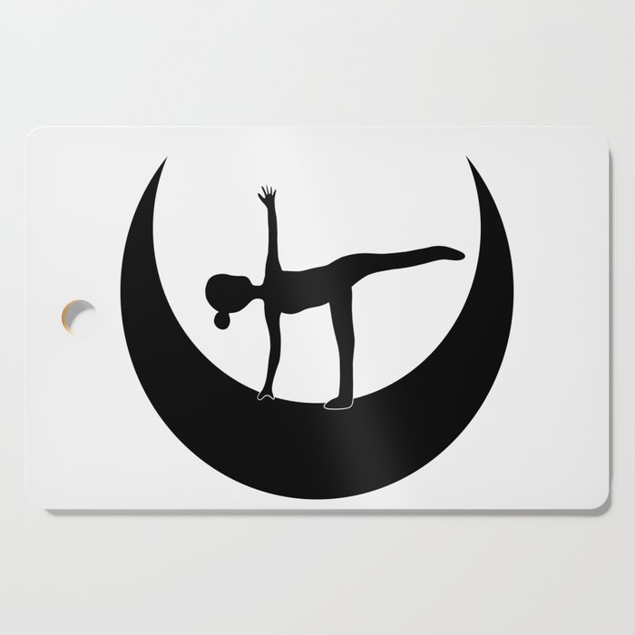 Half Moon Yoga Pose Cutting Board