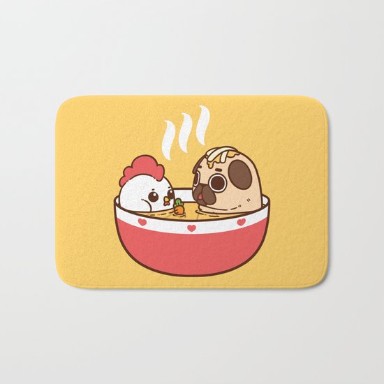 Chicken Noodle Puglie Soup Bath Mat