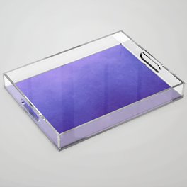 Purple Very Peri Abstract Ombre Texture Classy Acrylic Tray