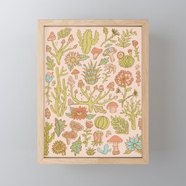 Botanical Illustration Framed Mini Art Print