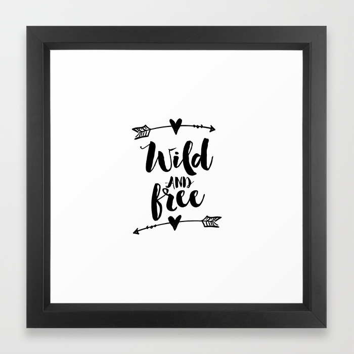 Inspirational Quote Home Decor Printable Art Nursery Poster Wild