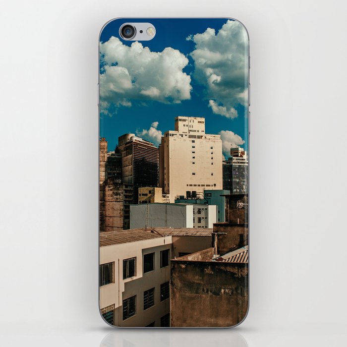 Brazil Photography - City In Brazil Under The Blue Cloudy Sky iPhone Skin