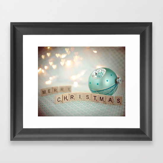 Merry Christmas Framed Art Print