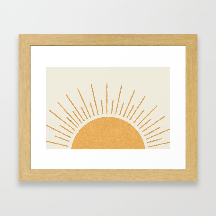 Sunshine Everywhere Framed Art Print
