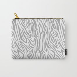 Modern gray white vector zebra animal print pattern Carry-All Pouch | Vectoranimalprint, Zebraprint, Animalprint, Vectorpattern, Animalprintpattern, White, Modernabstract, Hipster, Vector, Painting 