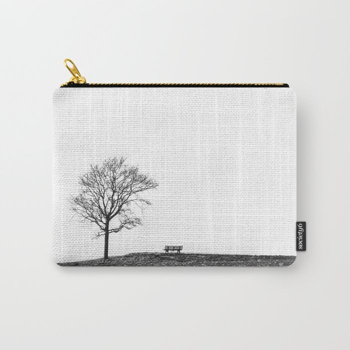 Bench Beneath Tree Carry-All Pouch