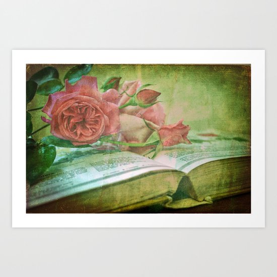 The Gardening Diary Art Print
