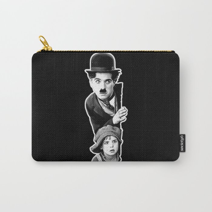 Charlie Chaplin The Kid 1921, Poster Artwork Design Carry-All Pouch