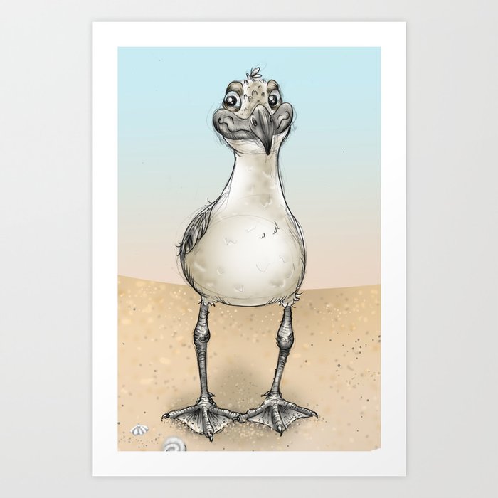 Seagull! Art Print