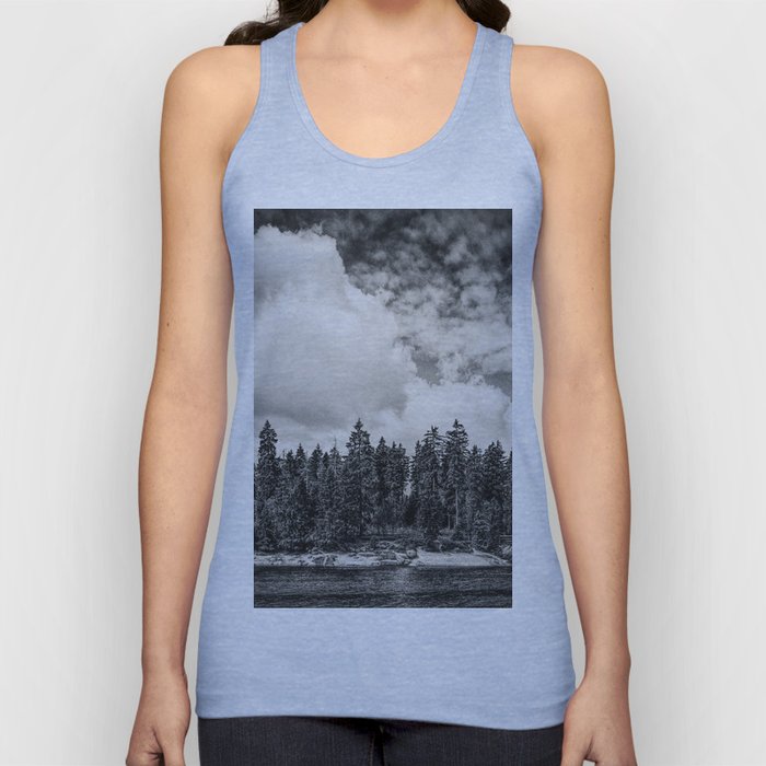 Far Away Clouds Passing By Tank Top