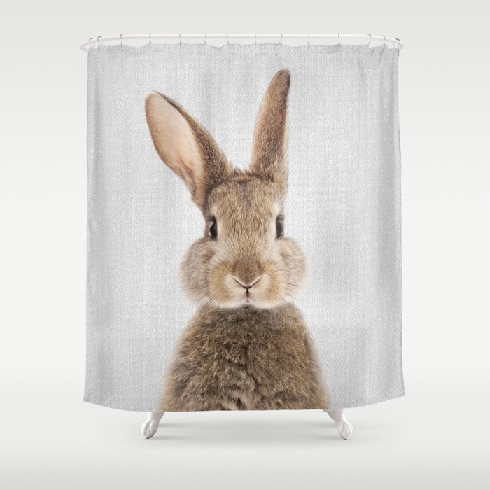 Rabbit - Colorful Shower Curtain