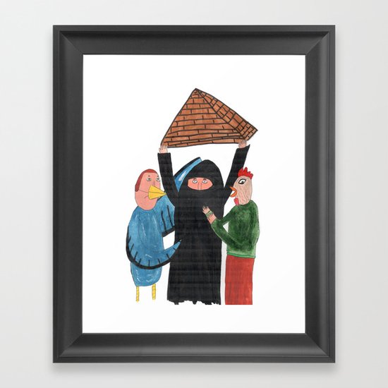 Pirâmide. Framed Art Print