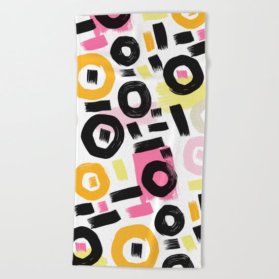 Perception Abstract 002 Beach Towel