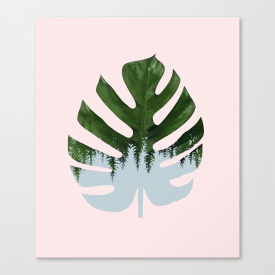 Monstera #society6 #decor #buyart Canvas Print