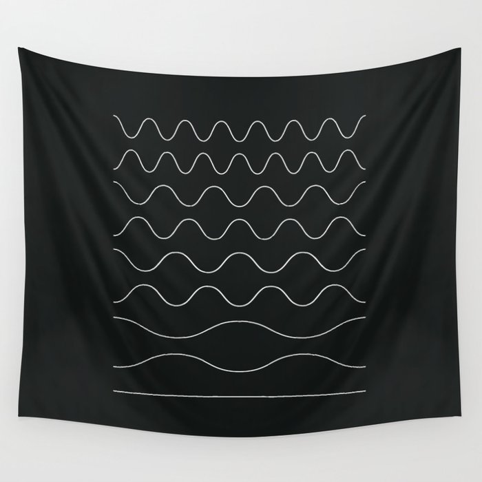 between waves Wall Tapestry