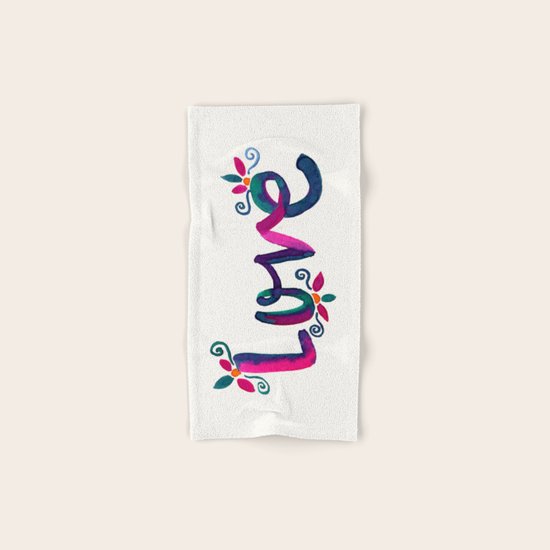 Love Hand & Bath Towel
