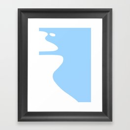 One Drop: Iceberg Framed Art Print