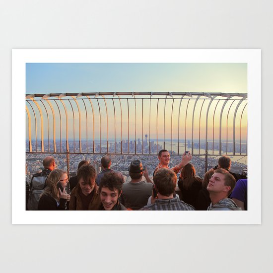 Sunlit & Descending Art Print