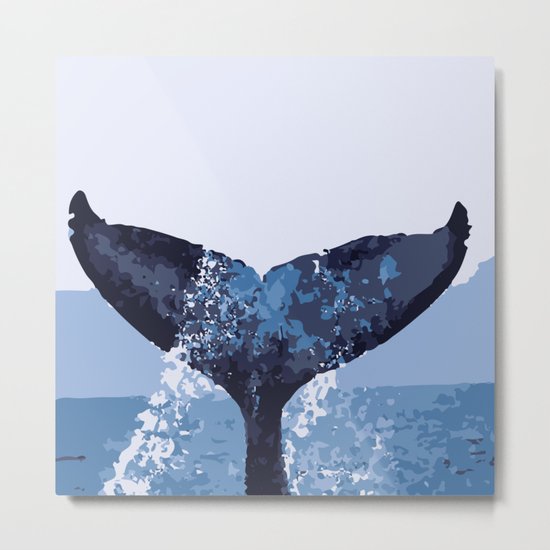 BlueWhale Metal Print
