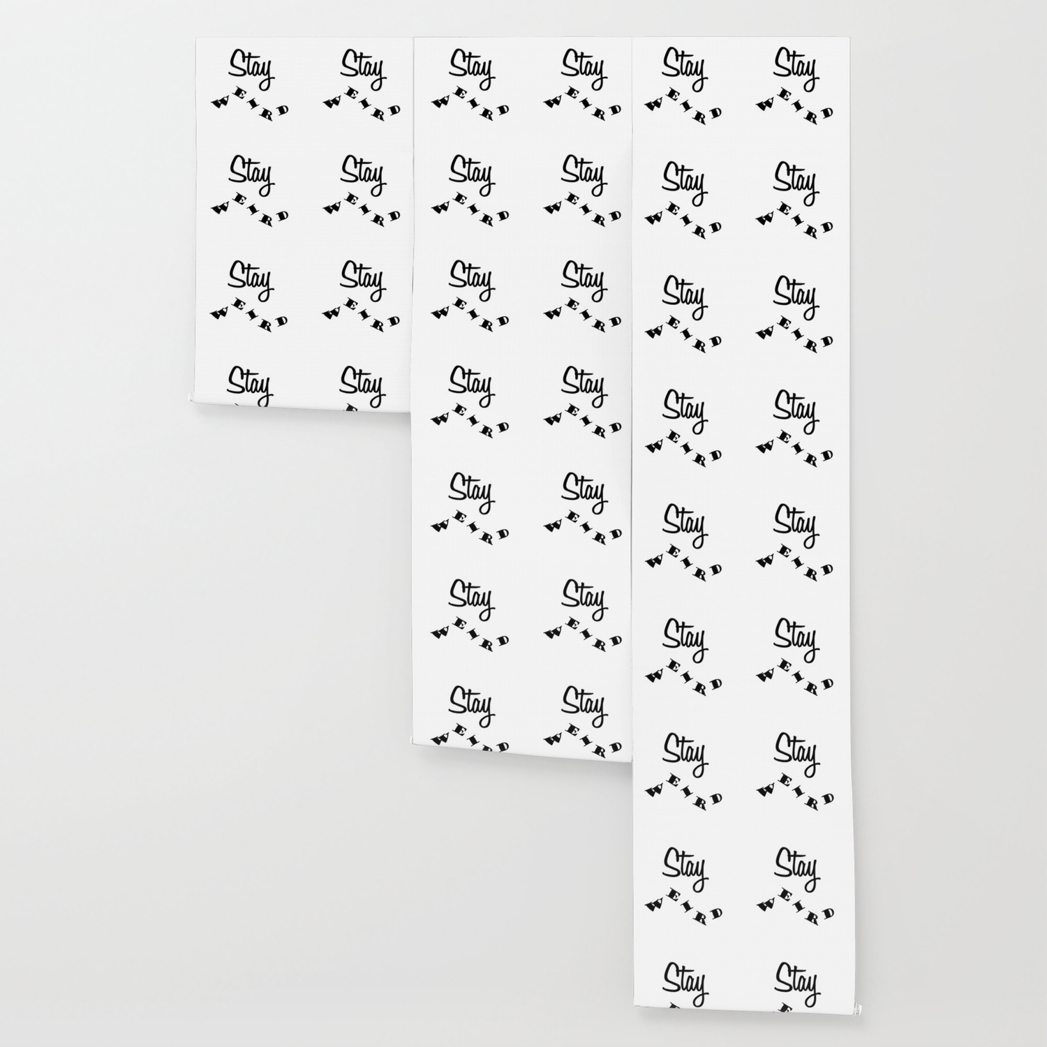Stay Weird Wallpaper By Typographyart Society6