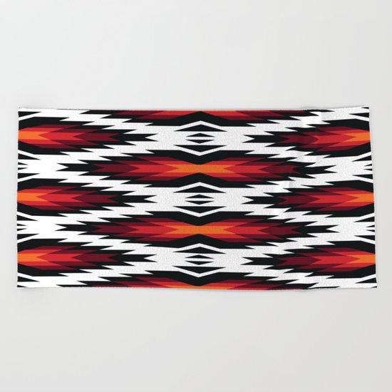 American Native Pattern No. 13 Beach Towel