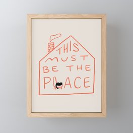 This Must be the Place Framed Mini Art Print