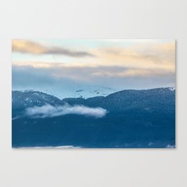 Moutains in the Alps, France Canvas Print