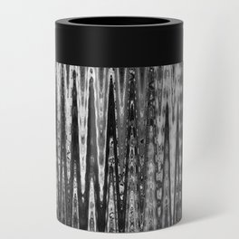 Dark Tone Abstract Art Pattern Can Cooler