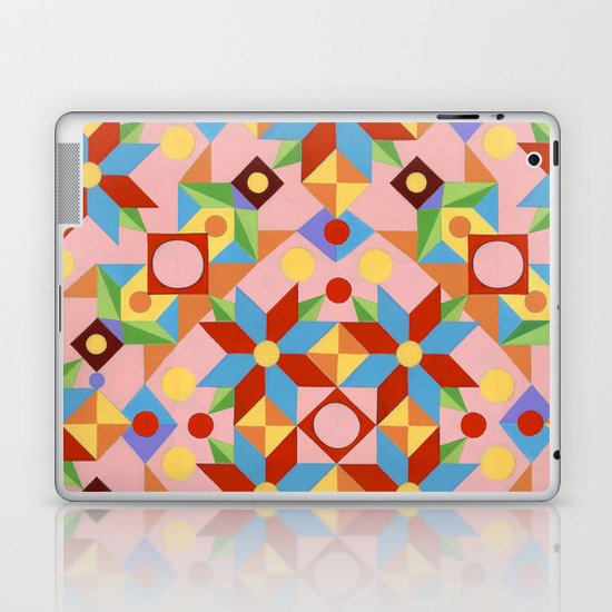 Pink Rolling Star Laptop & iPad Skin