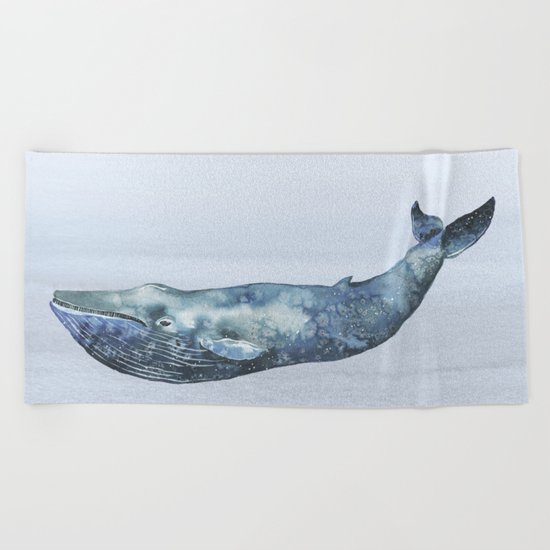 Deep Sea Whale Beach Towel