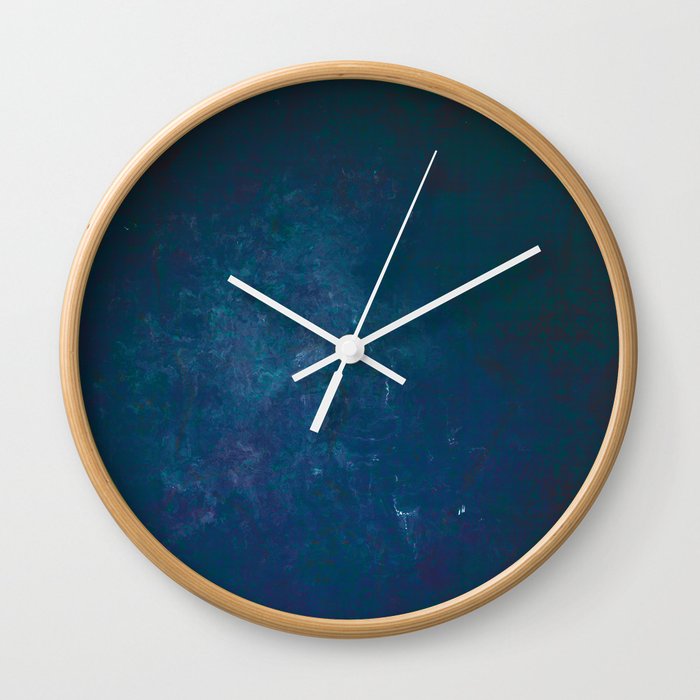 Night Blue Wall Clock