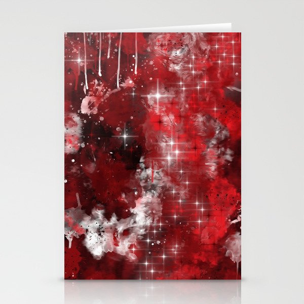 Red Nebula Stationery Cards