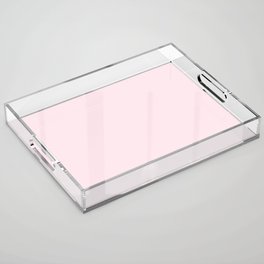 Pink Fabric Acrylic Tray