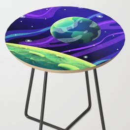 A view from the moon Side Table