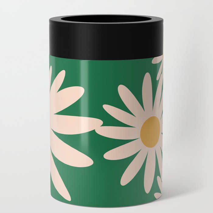 Retro Daisy pattern  Can Cooler